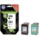 Cartuccia stampante HP 338+343 (SD449EE) - Nero + 3 colori Multipack