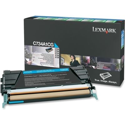 Toner Lexmark C734A1CG - Ciano