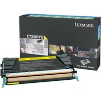 Toner Lexmark C734A1YG - Giallo