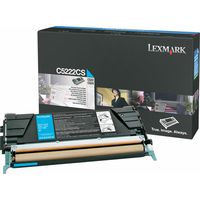 Toner Lexmark C5222CS - Ciano