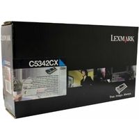 Toner Lexmark C5342CX - Ciano Capacità extra-elevata