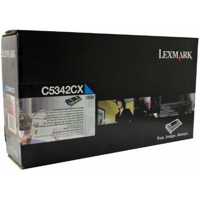 Toner Lexmark C5342CX - Ciano Capacità extra-elevata