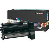 Toner Lexmark C7720CX - Ciano Capacità extra-elevata