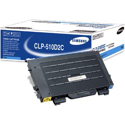 Toner Samsung CLP-510D2C/ELS - Ciano