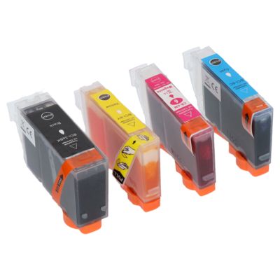 Cartuccia compatibile Canon BCI-3eBK - 4 colori Multipack