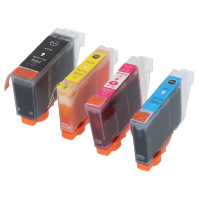 Cartuccia compatibile Canon BCI-3eBK - 4 colori Multipack