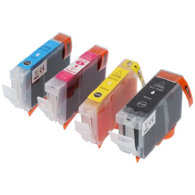 Cartuccia compatibile Canon BCI-3eBK - 4 colori Multipack