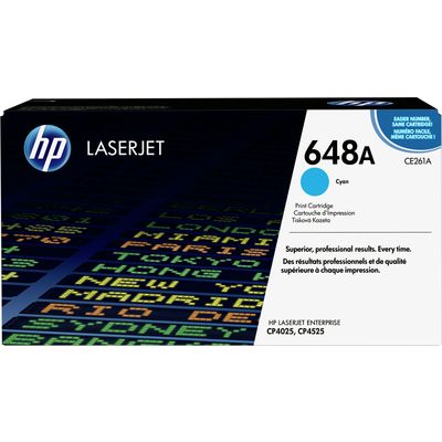 Toner HP 648A (CE261A) - Ciano