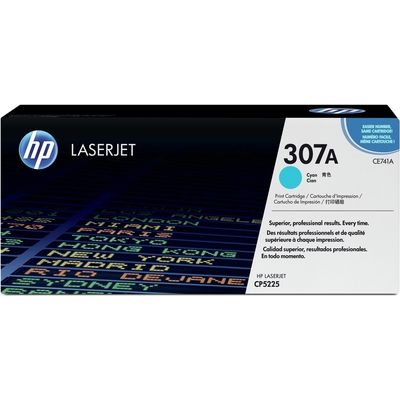 Toner HP 307A (CE741A) - Ciano