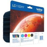 Cartuccia stampante Brother LC-1100HYVALBP - 4 colori Alta capacità Multipack