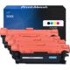 Toner compatibile HP 504X (CE250X) - 4 colori Alta capacità Multipack