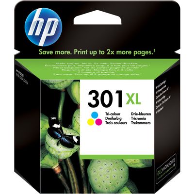 Cartuccia stampante HP 301XL (CH564EE) - 3 colori Alta capacità
