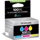 Cartuccia stampante Lexmark 14N0850 (100XL) - 3 colori Alta capacità Multipack