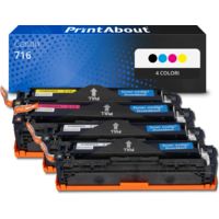Toner compatibile Canon 716  - 4 colori Alta capacità Multipack