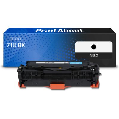 Toner compatibile Canon 718 BK - Nero