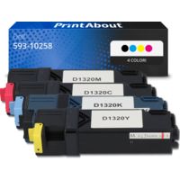 Toner compatibile Dell 593-10258 (DT615) - 4 colori Multipack