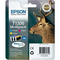 Cartuccia stampante Epson T130 (C13T130640) - 3 colori Alta capacità Multipack