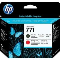 Testina di stampa HP 771 (CE017A) - Nero opaco + rosso