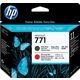 Testina di stampa HP 771 (CE017A) - Nero opaco + rosso