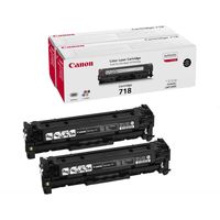 Toner Canon 718 BK2 - 2x nero Multipack