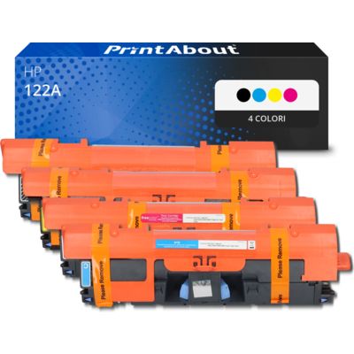 Toner compatibile HP 122A (Q3960A) - 4 colori Multipack
