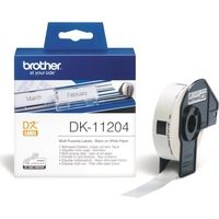 Etichetta Brother DK-11204 - Nero su bianco (17 mm x 54 mm)