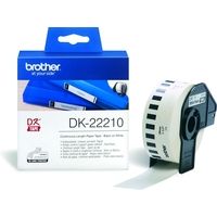 Etichetta Brother DK-22210 - Nero su bianco (29 mm)