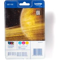 Cartuccia stampante Brother LC-1100RBWBP - 3 colori Multipack