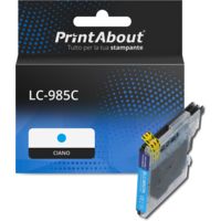 Cartuccia compatibile Brother LC-985C - Ciano