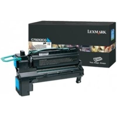 Toner Lexmark C792X2CG - Ciano Capacità extra-elevata