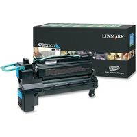 Toner Lexmark X792X1CG - Ciano Capacità extra-elevata