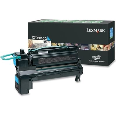 Toner Lexmark X792X1CG - Ciano Capacità extra-elevata