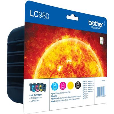Cartuccia stampante Brother LC-980VALBP - 4 colori Multipack