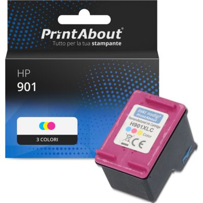 Cartuccia compatibile HP 901 (CC656AE) - 3 colori