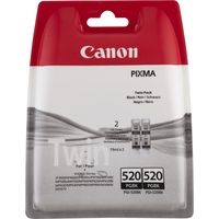 Cartuccia Canon PGI-520BK2 - 2x Nero Multipack