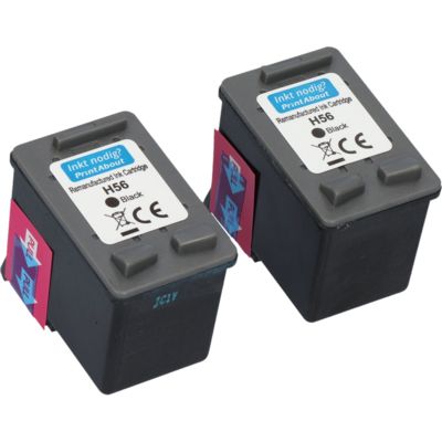 Cartuccia compatibile HP 56 (C6656AE) - Nero Multipack