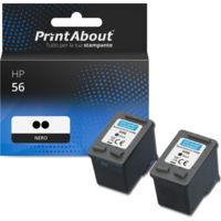 Cartuccia compatibile HP 56 (C6656AE) - Nero Multipack