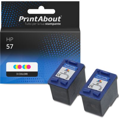 Cartuccia compatibile HP 57 (C6657AE) - 3 colori Multipack
