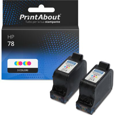 Cartuccia compatibile HP 78 (C6578A) - 3 colori Multipack