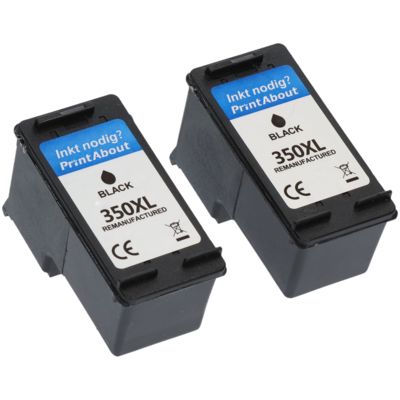 Cartuccia compatibile HP 350XL (CB336EE)  - 2x Nero ad alta capacità  Multipack