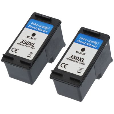 Cartuccia compatibile HP 350XL (CB336EE)  - 2x Nero ad alta capacità  Multipack