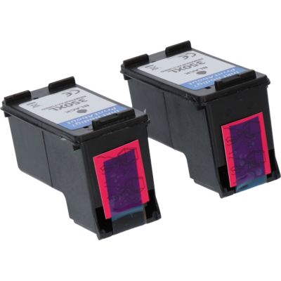Cartuccia compatibile HP 350XL (CB336EE)  - 2x Nero ad alta capacità  Multipack