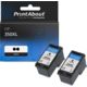 Cartuccia compatibile HP 350XL (CB336EE)  - 2x Nero ad alta capacità  Multipack