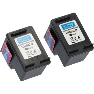 Cartuccia compatibile HP 300XL (D8J43AE) - Nero Alta capacità Multipack Confezione da 2 pezzi