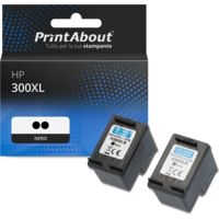 Cartuccia compatibile HP 300XL (D8J43AE) - Nero Alta capacità Multipack Confezione da 2 pezzi