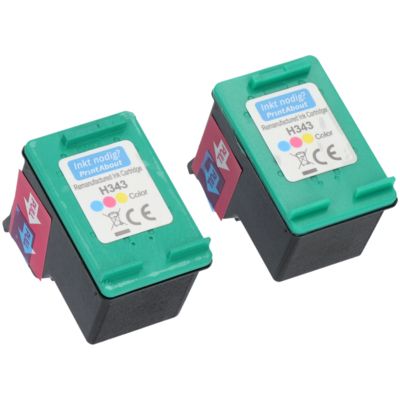 Cartuccia compatibile HP 343 (C8766EE) - 3 colori Multipack