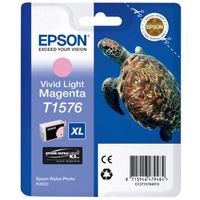Cartuccia Epson T1576 (C13T157640) - Magenta chiaro