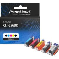 Cartuccia compatibile Canon CLI-526BK - 5 colori Multipack