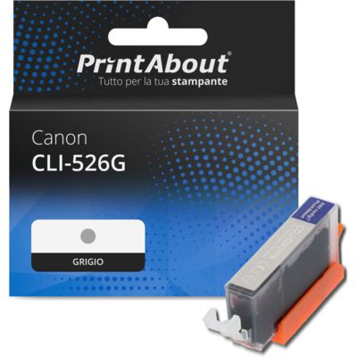 Cartuccia compatibile Canon CLI-526G - Grigio