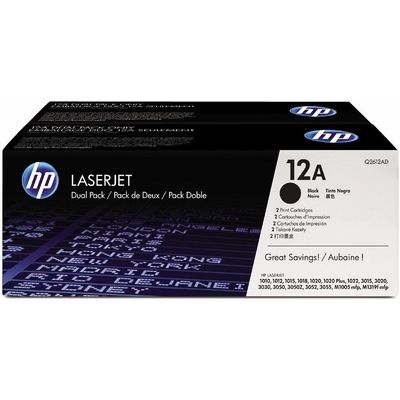 Toner HP 12A (Q2612AD) - 2x Nero Multipack